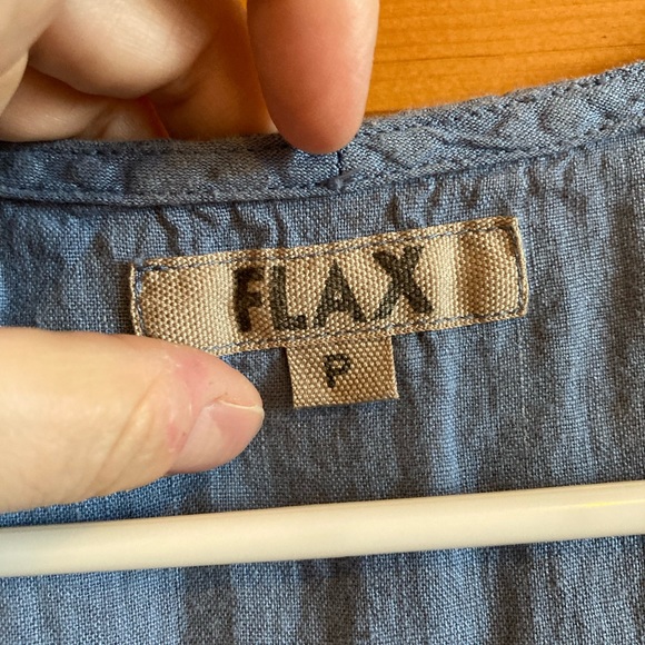 FLAX Blue dress • size P (XS size 4-6) • long, sleeveless • new never worn 😍 - Picture 6 of 11